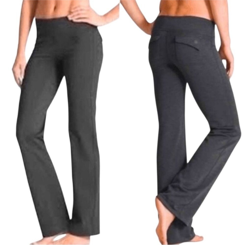 Women's Stretch Bootcut Yoga Pants - Charcoal Gray